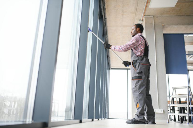 Office Window Spraying